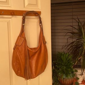 Lucky Brand Light Brown Leather Handbag